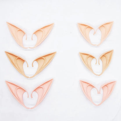 Vampyrtänder halloween – löständer med lim för cosplay & fest