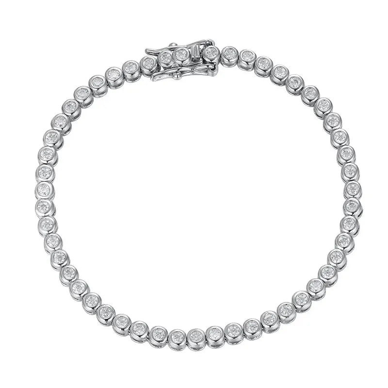 Armband Elin (tennisarmband 2 mm med gnistrande stenar)