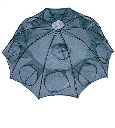 Fiskefälla – hopfällbart nät med 4–24 ingångar