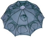 Fiskefälla – hopfällbart nät med 4–24 ingångar