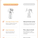 Manuell bröstpump – BPA-fri amningspump för spädbarnsmatning