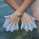 Simgälar & paddelhandskar i silikon – träning & simutrustning