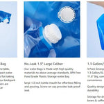 Hopfällbar vattenpåse – campingdunk för vattenförvaring 5–10 liter