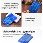 Monitoimityökalukortti – Sveitsin armeijan linkkuveitsi kortin muodossa retkeilyyn ja selviytymiseen