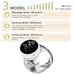 Elektrisk bröstpump – handsfree dubbelsidig bärbar bröstpump