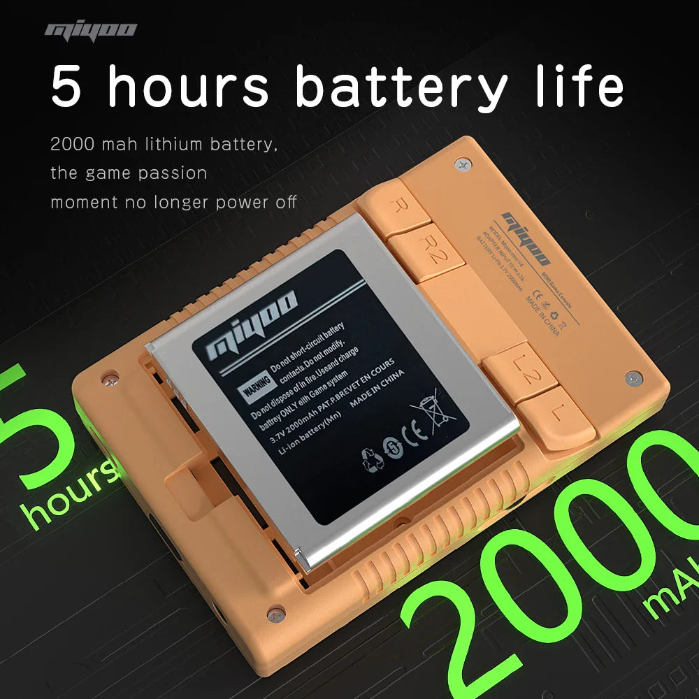 RetroPlay Mini V4 – retro handhållen spelkonsol 2,8” skärm