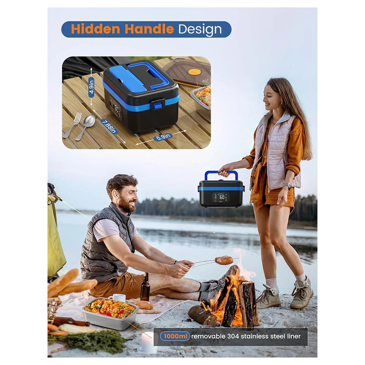 Elektrisk lunchlåda – värmelåda för resor & kontor