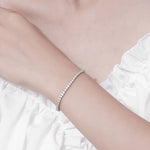 Armband Elin (tennisarmband 2 mm med gnistrande stenar)