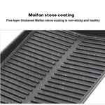 Rektangulär grillplatta – non-stick 32x26 cm för gasolspis