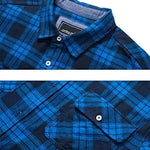 Oversize Herrskjorta – lätt jacka i bomull & flanell med fickor