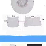 Hengittävästä kankaasta valmistettu aurinkohattu – kokoontaitettava ulkohattu vaellukseen ja kalastukseen