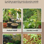 Portabel ogräsrensare – handverktyg för rötter och ogräs (utan skaft)