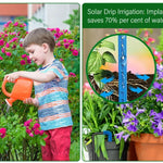 Solcellsbevattning – automatisk droppbevattning för balkong & trädgård