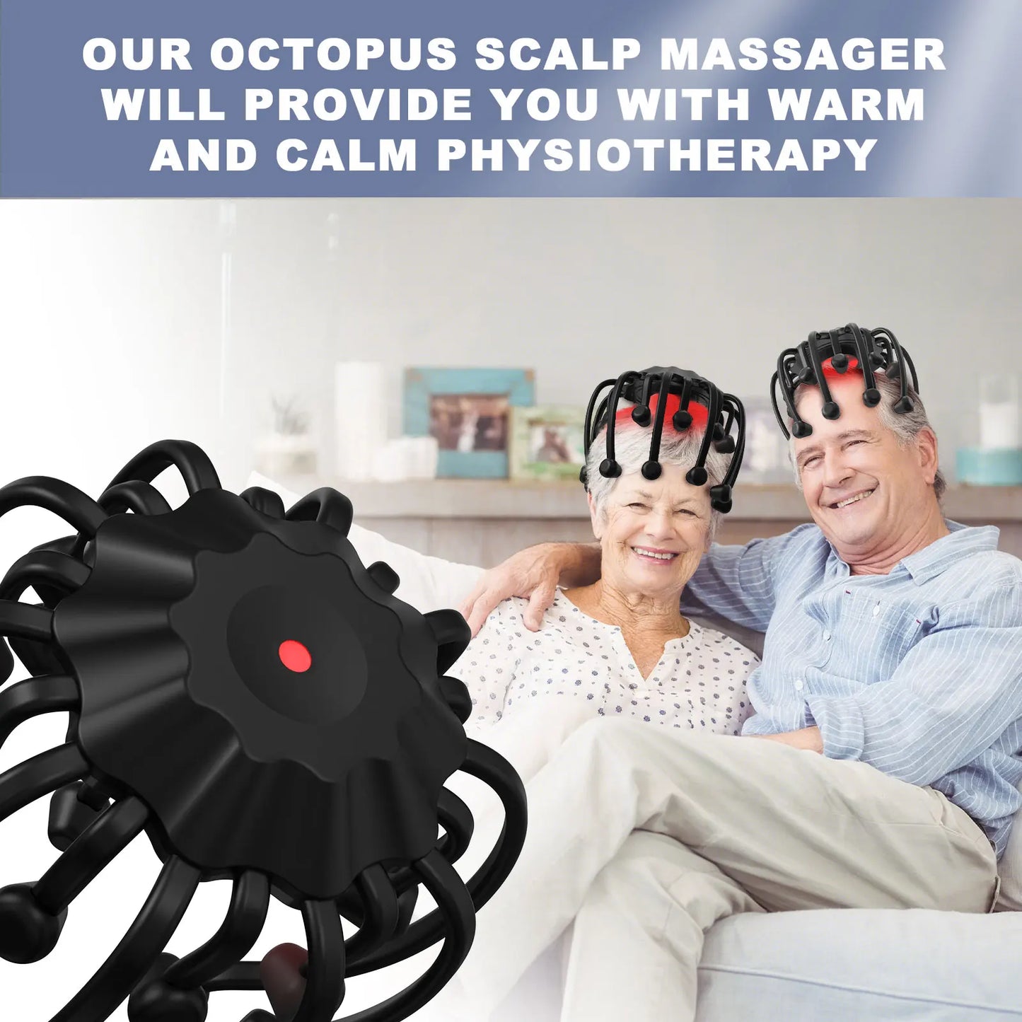 RelaxHead™ – Langaton päänhieroja Bluetoothilla 