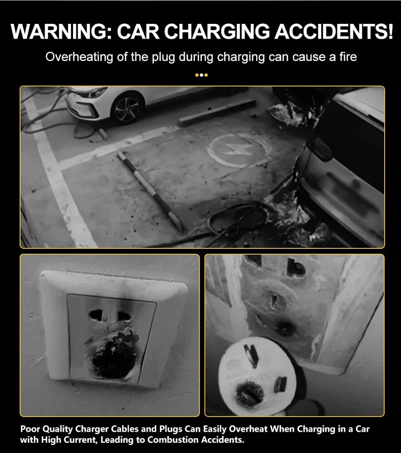 Portabel laddare elbil 3.5kW – EV laddkabel typ 1 & typ 2