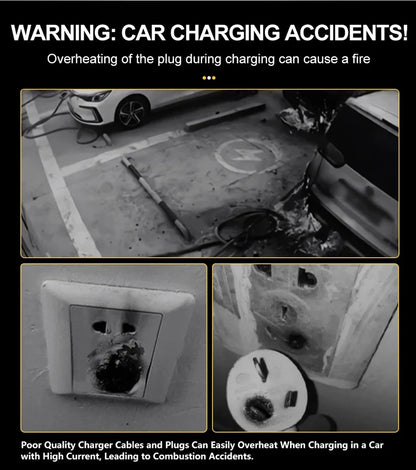 Portabel laddare elbil 3.5kW – EV laddkabel typ 1 & typ 2