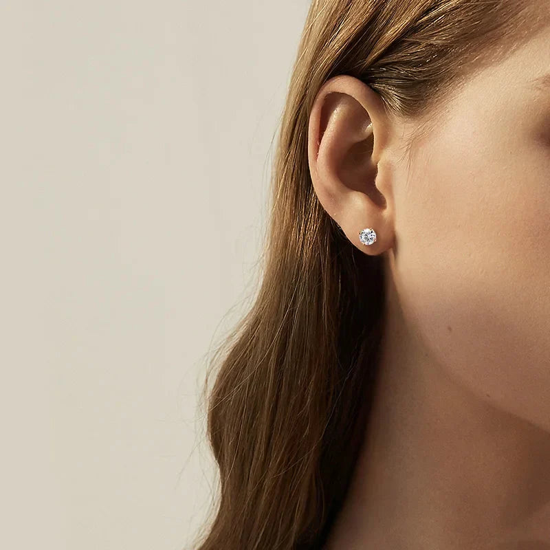 Örhängen Josefin (roséfärgade örhängen med gnistrande stenar 0,2–3 ct)