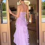 Elegant Off-Shoulder klänning – Öppen Rygg