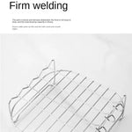 Grillset med spett – fyrkantigt grillställ för ugn & utomhusgrillning