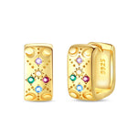 Eleganta örhängen – hoops med stjärnor, månar & pärlor