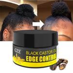 Svart Ricinolje-Gel för Flätor & Kanter