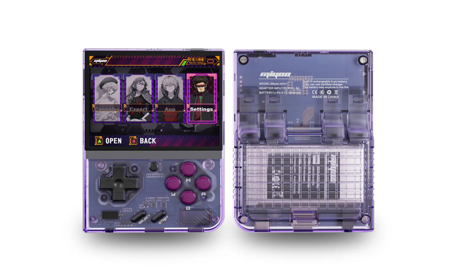 RetroPlay Mini+ – retro spelkonsol för barn & vuxna (3,5” IPS skärm)