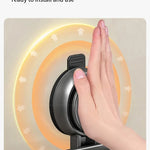 Badrumshylla med sugpropp – aluminium utan borrning