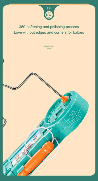 Elektriskt labyrintspel – rolig utmaning med ljus & ljud