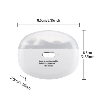 Elektrisk nagelklippare med ljus – automatisk nageltrimmer