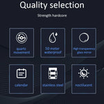 Herrklocka – rostfritt stål & datumvisning