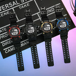 Vattentät LED-klocka – sport & fritid för män