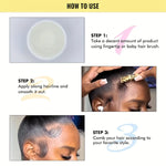 Svart Ricinolje-Gel för Flätor & Kanter