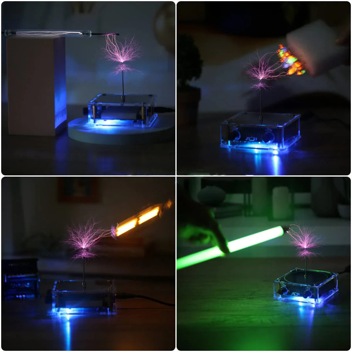 TeslaLjud™ – Bluetooth Musik Tesla-Spole med Plasma & Trådlös Överföring