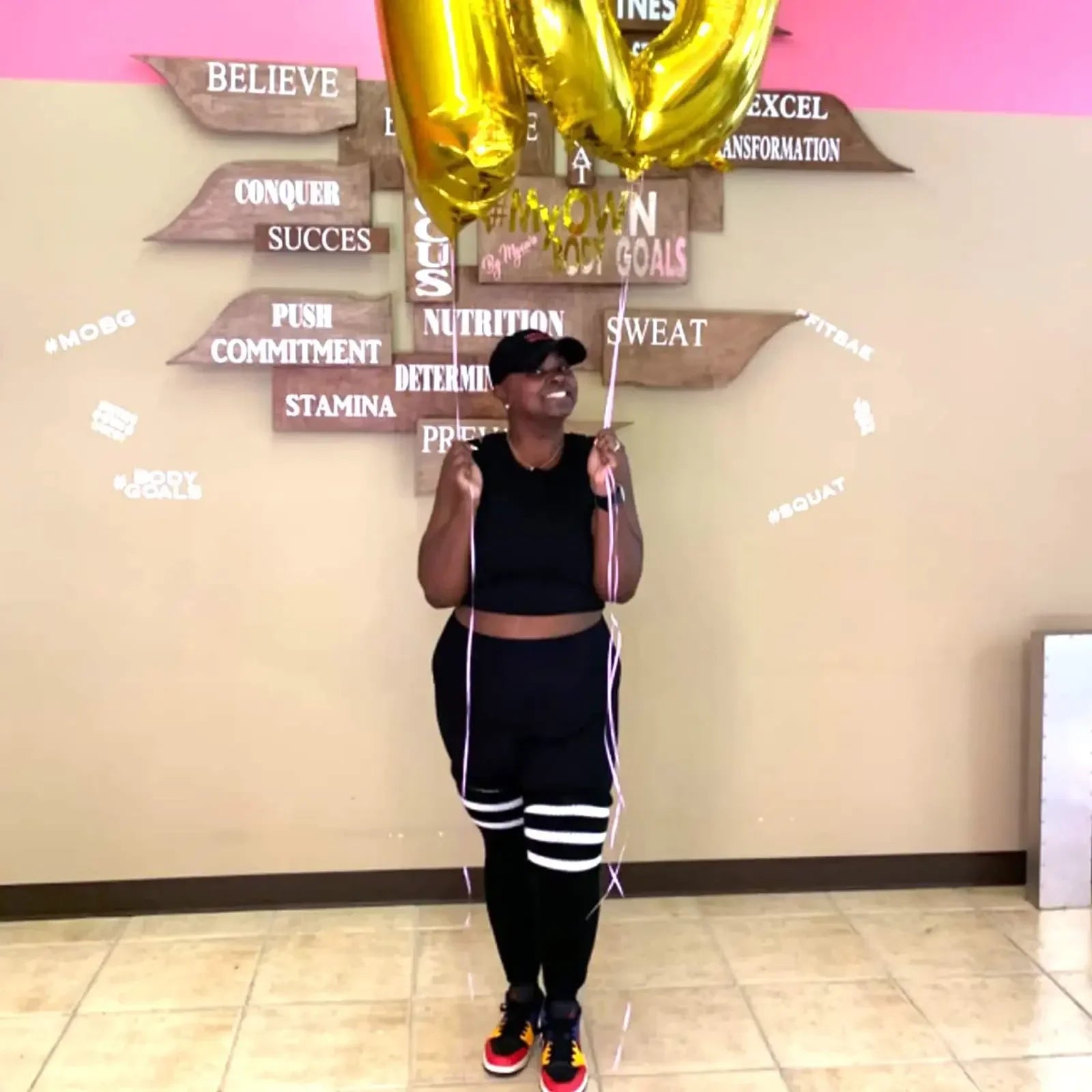 Långa Mjukstrumpor i Plus Size för Träning & Dans