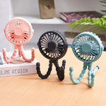 Minituuletin jalustalla – USB- ja akkukäyttöinen rattaisiin ja turvaistuimeen