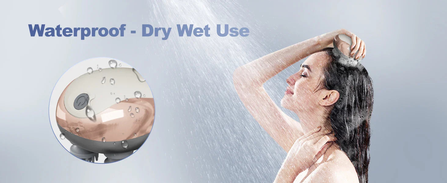 ScalpEase™ – Elektrisk Skalpmassager & Huvudkliare