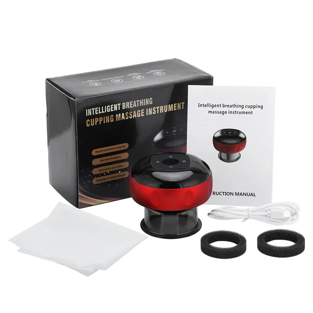 Sähköinen imukuppihierontalaite vartalolle ja kaulalle