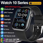 Smartklocka Nova (2,01” AMOLED – sport & hälsa, vattentät)