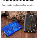 Monitoimityökalukortti – Sveitsin armeijan linkkuveitsi kortin muodossa retkeilyyn ja selviytymiseen