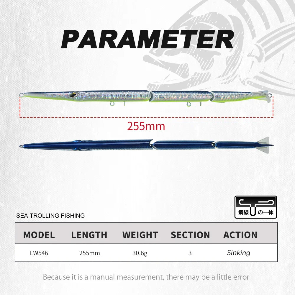 Fiskedrag – Hunthouse 255 jointed swimbait havsöring & seabass