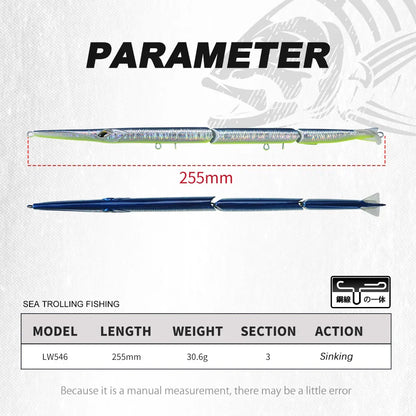 Fiskedrag – Hunthouse 255 jointed swimbait havsöring & seabass