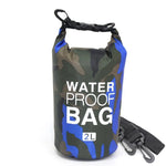 Vattentät drybag 2–30 L – kamouflage väska för paddling & friluftsliv
