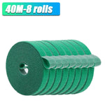 Justerbara växtband med kardborre – 5–120 m återanvändbara växtstöd