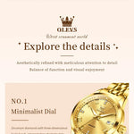 Klocka Helena (automatisk damklocka i rostfritt stål – lyxig design)