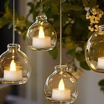 LED värmeljus – batteridrivna dekorationsljus (6–96 st)