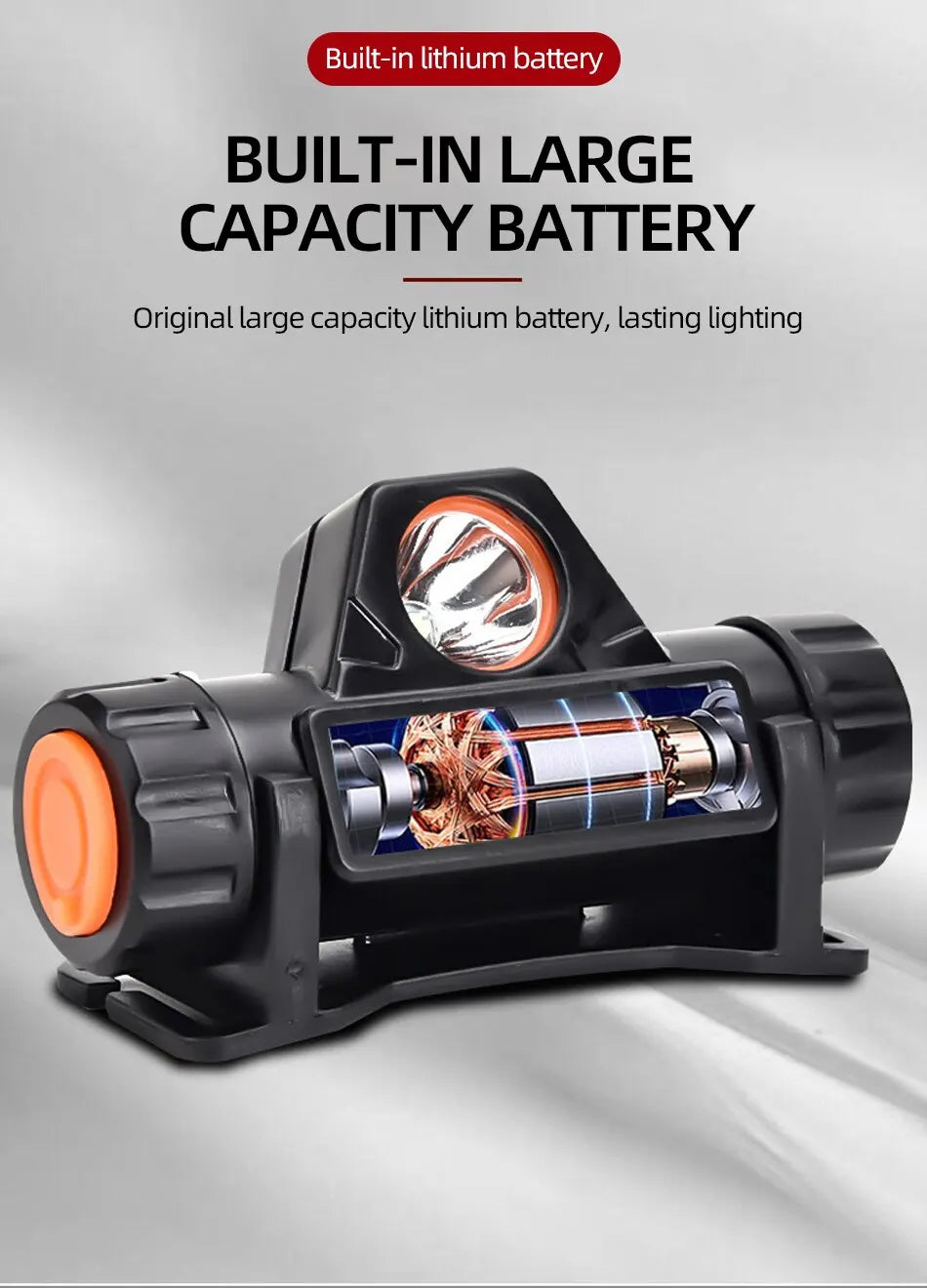 Ladattava otsalamppu – voimakas LED-valo magneetilla ja USB-liitännällä