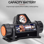 Ladattava otsalamppu – voimakas LED-valo magneetilla ja USB-liitännällä