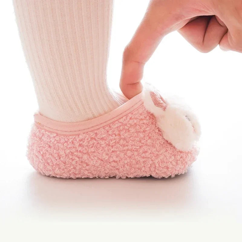 Rabbit Socks™ – Pehmeät talvitossut lapsille liukuesteellä