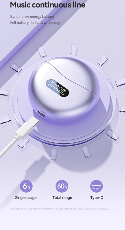LjudKlipp™ – Trådlösa Benledningshörlurar med Bluetooth 5.3