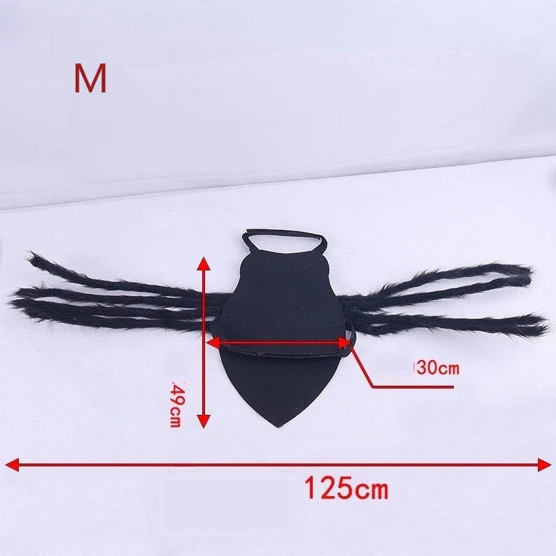 Halloween kostym för hund & katt – Rolig spindeldräkt för små & medelstora husdjur